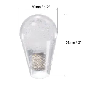 747709011974 UXCELL Ellipse Joystick Head Ball Top Handle #2