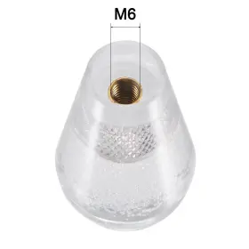 747709011974 UXCELL Ellipse Joystick Head Ball Top Handle #3