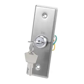 784958151815 UXCELL Key Switch Exit Door Lock Release Dpst