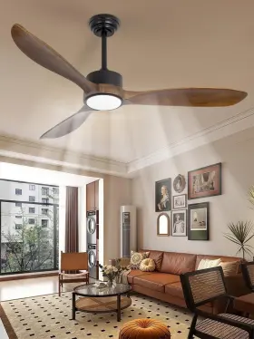 DM33030 VACILL Wood Ceiling Fan Light Remote Silent Motor
