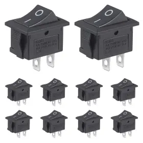 2-POLIGE VEXUNGA Mini Rocker Switch Pin Position Ac