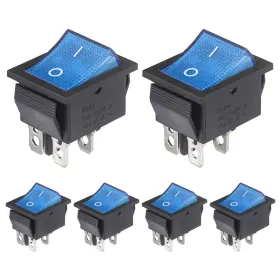 BK4-BLAUW VEXUNGA Rocker Switch Ac Light