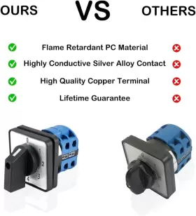 Z20190120W09 VICTORSHOME Changeover Switch Positions Rotary #2