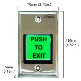 FPC-7495 VISIONIS Pack Square Push Exit Door #2