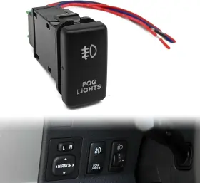Led-fog VRASLY Light Symbol Push Switch Connector Wire