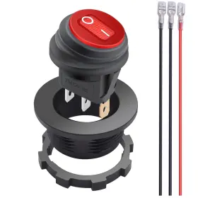 744759828958 WEIDEER Round Rocker Switch Waterproof Led Light