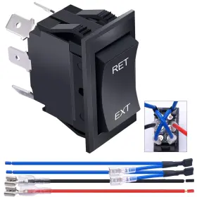 CA-KCD2-7-223-6P-X WEIDEER Momentary Reverse Polarity Rocker