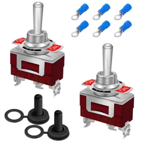 TEN-123-M-D WEIDEER Momentary Toggle Switch Waterproof Pin