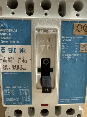 EHD3015 WESTINGHOUSE Vac Circuit Breaker Amp #2