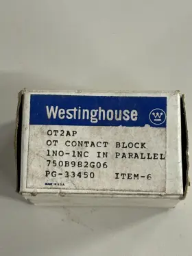 OT2AP WESTINGHOUSE Contact Block Ino Parallel