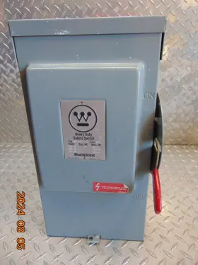 RHU-362 WESTINGHOUSE Fusible Safety Switch Amp