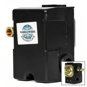 WPAL95-125U WORLDWIDE ELECTRIC Single Port Air Compressor Npt