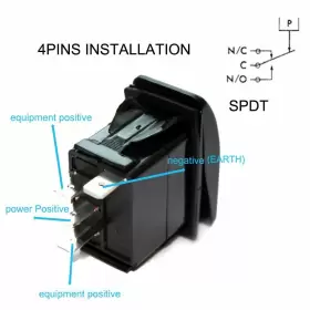 701017373285 X-HAIBEI Waterproof Position Rocker Switch Spdt #3