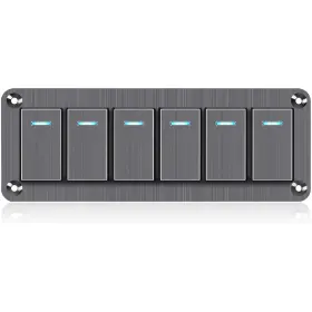 JS-G2S6B-GREY XHTECHNOLOGY Waterproof Toggle Switch Panel