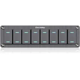 JS-G2S8B-GREY XHTECHNOLOGY Toggle Switch Panel Gang Rocker