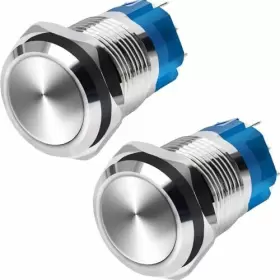 729782207079 YECREAM Pushbutton Switches Pack Momentary Mic