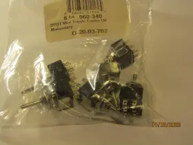 20-03-702 YIS Mini Toggle Switch Nos Momentary