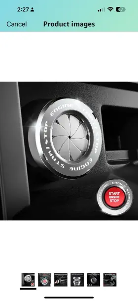 OC-1097-BK-HF YIUIY Car Push Start Cover Rotary