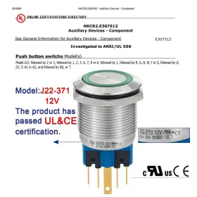 732688002648 ZJWZJH Certification Latching Push Switch Spdt #3