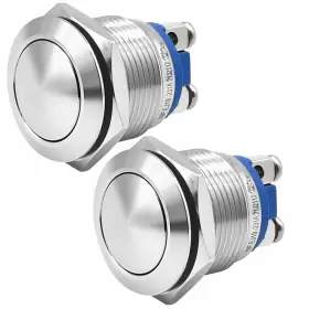 732688002914 ZJWZJH Momentary Push Switch Domed Round Cap