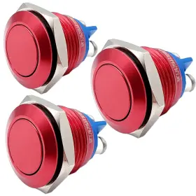 781509662875 ZJWZJH Momentary Push Switch Flat Head Spst
