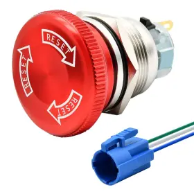 J16-811-S11 ZJWZJH Latching Emergency Push Switch Spdt Steel