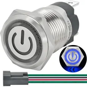 J16-C-271BD-P ZJWZJH Momentary Push Switch Waterproof Spst
