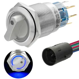 J19-471-572 ZJWZJH Rotary Switch Positions Led Light Latching