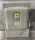 Square D # DU-322 Disconnect Safety Switch 60A 240V 15Hp 3Ph Series A3. Used