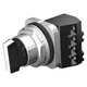 Siemens 52Sa2aaba1p Selector Switch, 30 Mm, 1No/1Nc, Black