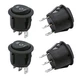 Twtade / 4Pcs Momentary Boat Rocker Switch 3 Pin 3 Position(on)-off-(o