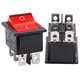Twidec/2Pcs Rocker Switch 6 Pins 2 Position ON/ON AC 10A/125V 6A/250V DPDT Re...