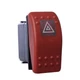 ESUPPORT Car 12V 20A 24V 10A Red Cover LED Light Lamp Hazard 