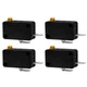 BokWin 4 Pcs KW3 Snap Action Switch 125V/250V,Micro Limit for black 