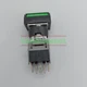 1PCS Fuji Green Illuminated Button AH164-TL AH164TL New