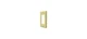 Deltana SWP4754U3 Switch Plate; Single Rocker; Bright Brass Finish