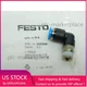FESTO CORPORATON QSL-1/8-6 Push-in 90 deg Connector - US STOCK