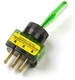 Grote 82-1907 Toggle, On/Off, Glow, 20 Amp, Green