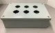 Hoffman Push Button Enclosure E6PB, 6 Holes, 30mm, Nema 12 (R82)