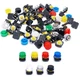 TWTADE/70pcs 4 Pin Tact Tactile Push Button Switch Momentary 12X12X7.3mm 
