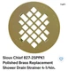 Sioux Chief 827-2SPPK1 Polished Brass Replacement Shower Drain Strainer 4-1/4in.