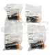 LOT OF 4 NEW DAYTON 22NZ08 INDICATOR LIGHT, RAISED ORANGE LED, 22mm, 120VAC
