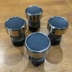 🇺🇸(4) NEW SIEMENS 3SB3602-0AA11-0CC0 BLACK FLUSH PUSH BUTTON ONLY
