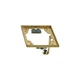 HUBBELL WIRING DEVICE-KELLEMS  Cover Flange w/Ground Wire 808GU3