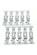 Eaton 1301-7W Toggle Switch 15A 120V 1P Flush Mount White Polycarbonate 10/PKG