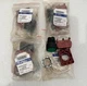 Lot of 4 GE P9XPN PUSH BUTTON Green ( P9B10VN)