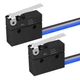Joinfworld Waterproof Micro Limit Switch with Hinge Lever 6A 12V DC Lever Mic...