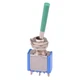 5632AB-21+U643 APEM Green Long Lever on-(ON) Momentary Mini Toggle Switch SPDT