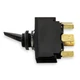 HUBBELL WIRING DEVICE-KELLEMS M223SP Marine Toggle Switch, On/Off/On, DPDT 3HZ96