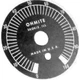 1PC OHMITE 5000E Dial Plate, Alum, 2-3/16", Black-Enameled, 0-100%, For Rhe
